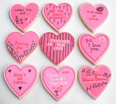 Baked Ideas Hearts With Lyrics